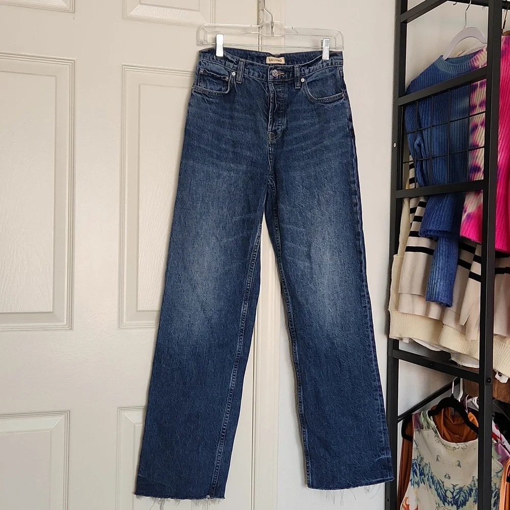 GRLFRND Low Rise Boyfriend Bella Jeans Size 24 - Picture 2 of 10